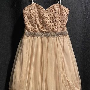 Champagne Prom Dress